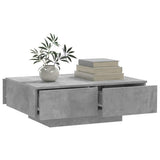 Vidaxl salontafel 90x60x31 cm bewerkt hout betongrijs