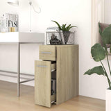 Vidaxl apothekerskast 20x45,5x60 cm bewerkt hout sonoma eikenkleurig