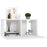 Vidaxl tv-hangmeubelen 2 st 60x30x30 cm wit
