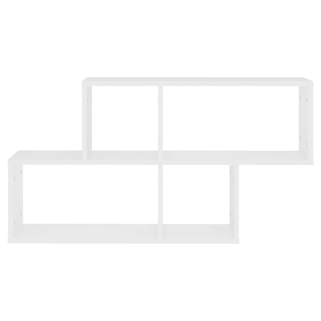 Vidaxl wandschap 100x18x53 cm bewerkt hout wit