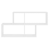 Vidaxl wandschap 100x18x53 cm bewerkt hout wit