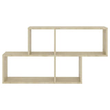 Vidaxl wandschap 100x18x53 cm bewerkt hout sonoma eikenkleurig