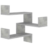 Vidaxl hoekwandschap 40x40x50 cm bewerkt hout betongrijs