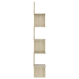 Vidaxl hoekwandschap 20x20x127,5 cm bewerkt hout sonoma eikenkleurig