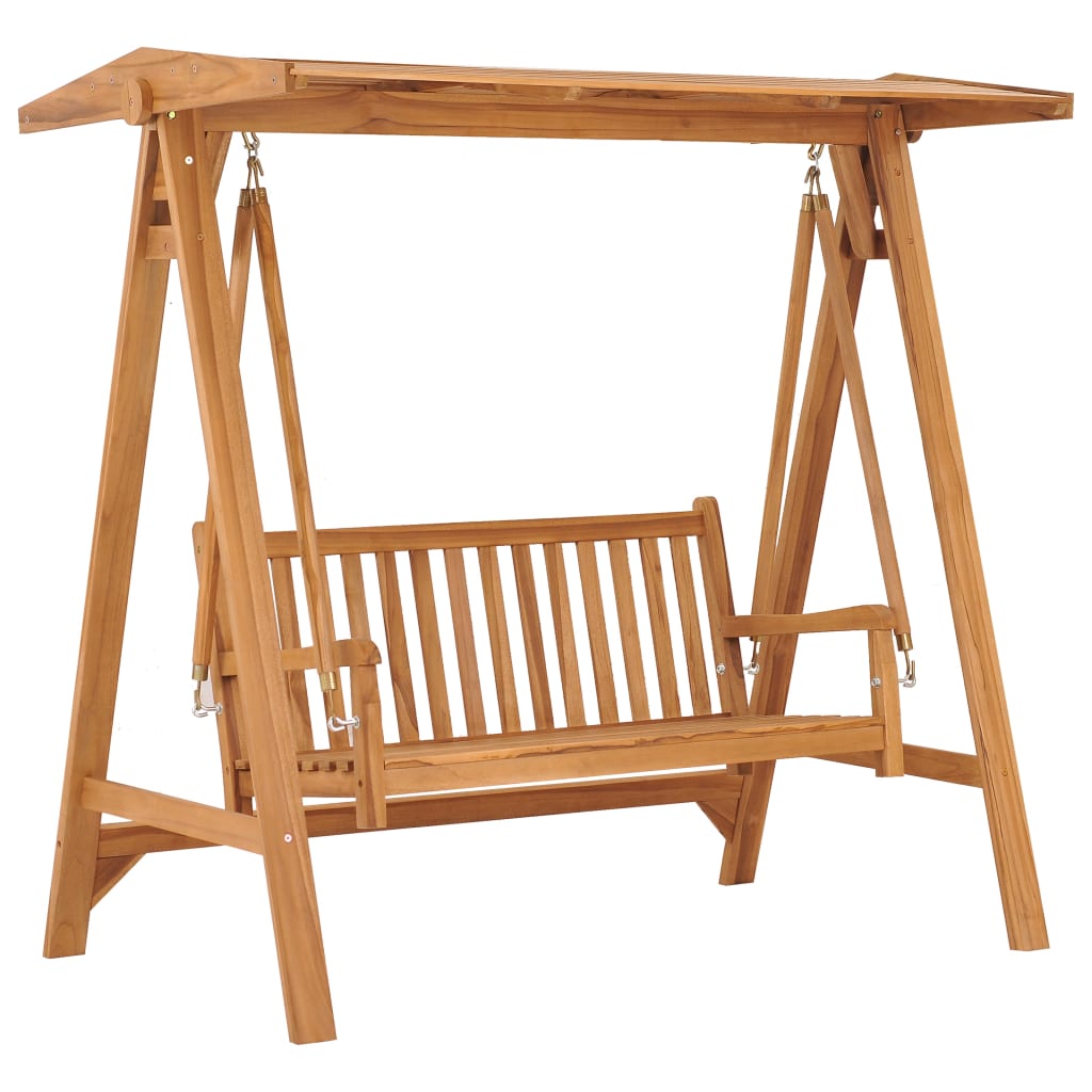 Vidaxl Swing Bench 170 cm de teca sólida