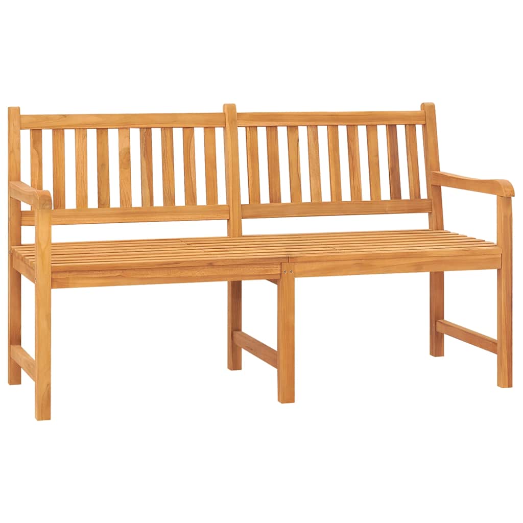 Vidaxl tuinbank met tafel 3-zits 150 cm massief teakhout