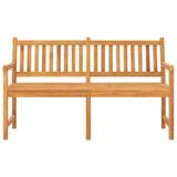 Vidaxl tuinbank met tafel 3-zits 150 cm massief teakhout