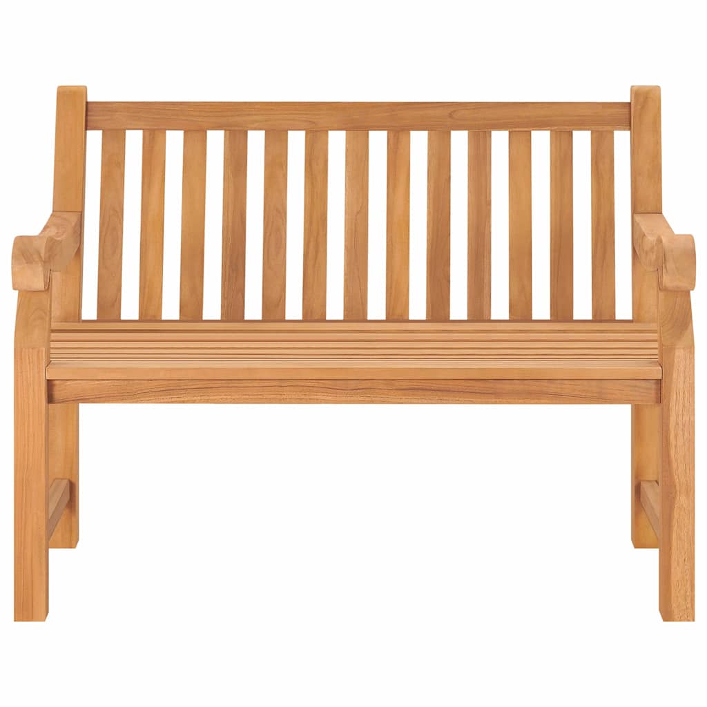 Vidaxl tuinbank 114 cm massief teakhout