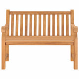 Vidaxl tuinbank 114 cm massief teakhout