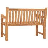 Vidaxl tuinbank 114 cm massief teakhout