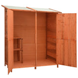 Vidaxl Garden shed 136x75x160 cm Solid pinewood