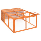 Vidaxl dierenhok voor buiten 150x100x50 cm massief vurenhout