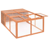 Vidaxl Animal Loft za zunaj 150x100x50 cm trdno pinewood