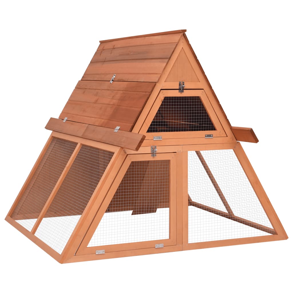 Vidaxl Rabbit Hutch 152x127x109,5 cm trden pinewood