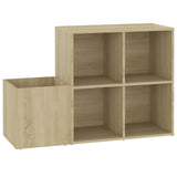 VIDAXL -Speicherschrank 105x35.5x70 cm propertiertes Holz Sonoma Eiche gefärbt