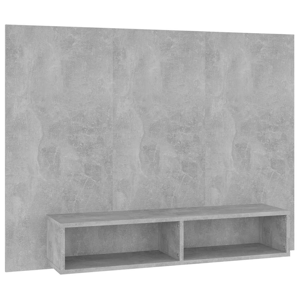 Vidaxl tv-wandmeubel 120x23,5x90 cm bewerkt hout betongrijs
