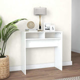 Vidaxl wandtafel 78x30x80 cm bewerkt hout wit