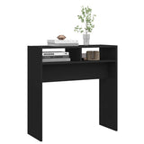 Vidaxl wandtafel 78x30x80 cm bewerkt hout zwart