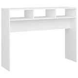 Vidaxl wandtafel 105x30x80 cm bewerkt hout wit