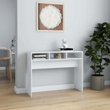 Vidaxl wandtafel 105x30x80 cm bewerkt hout wit