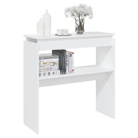 Vidaxl wandtafel 80x30x80 cm bewerkt hout wit