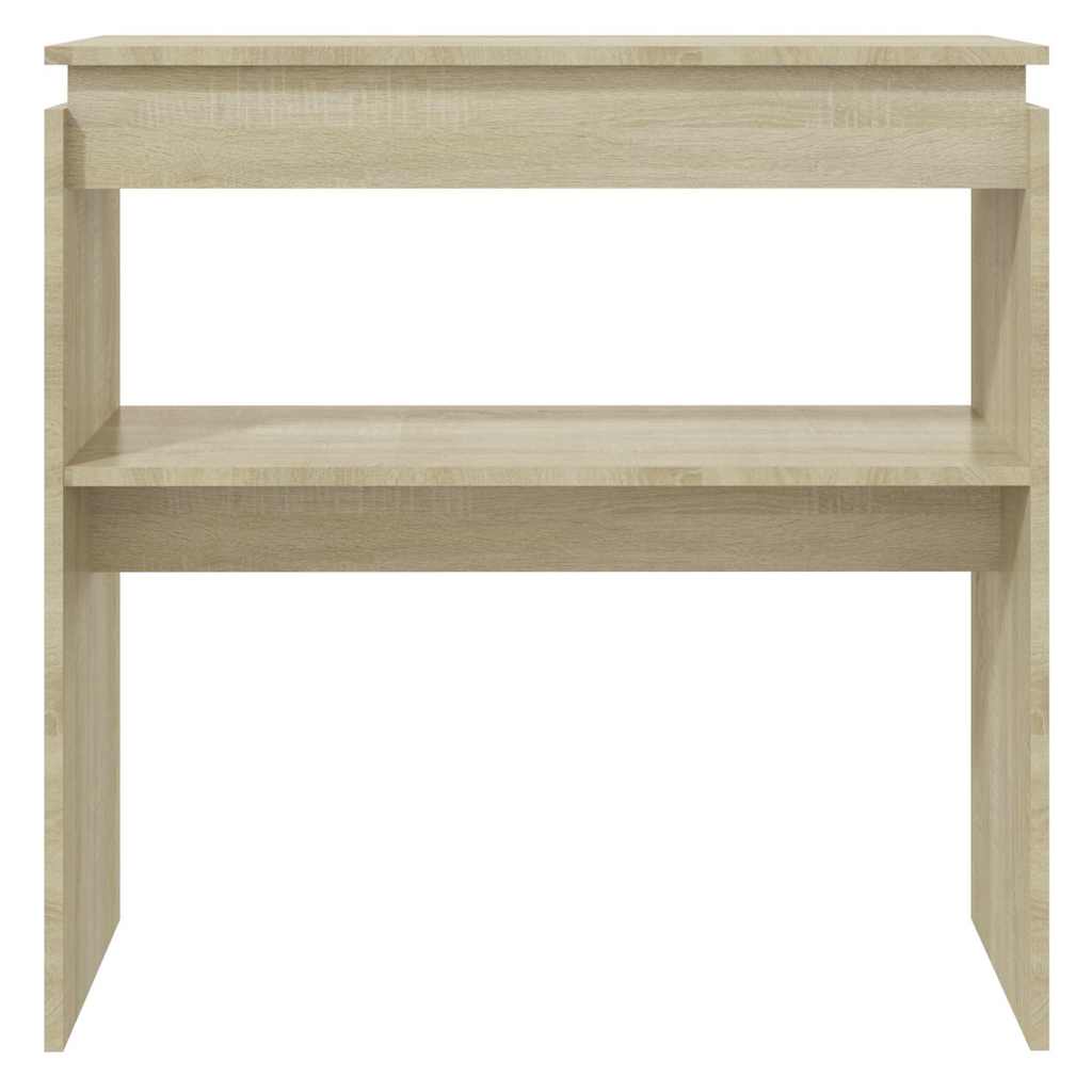 Vidaxl wandtafel 80x30x80 cm bewerkt hout sonoma eikenkleurig