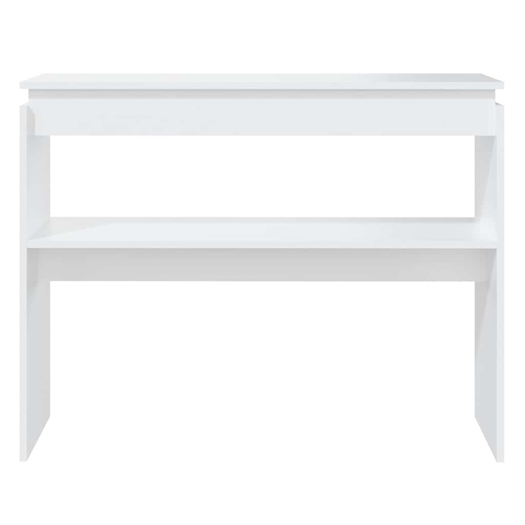 Vidaxl wandtafel 102x30x80 cm bewerkt hout wit