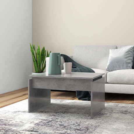 Vidaxl salontafel 68x50x38 cm bewerkt hout betongrijs