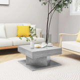 Vidaxl salontafel 57x57x30 cm bewerkt hout betongrijs