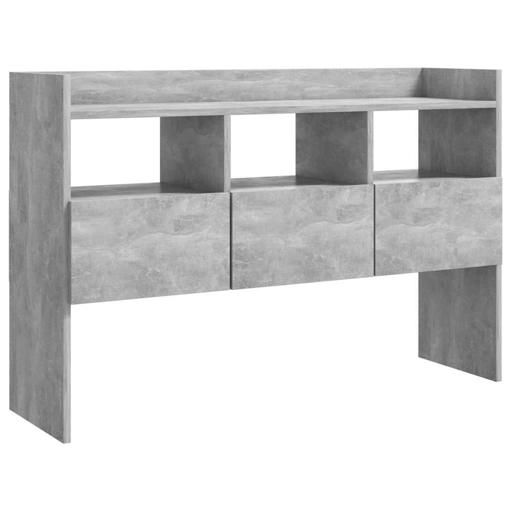 Vidaxl dressoir 105x30x70 cm bewerkt hout betongrijs