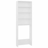 Vidaxl wasmachinekast 64x24x190 cm wit