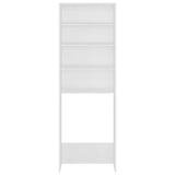 Vidaxl wasmachinekast 64x24x190 cm wit