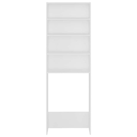 Vidaxl wasmachinekast 64x24x190 cm wit