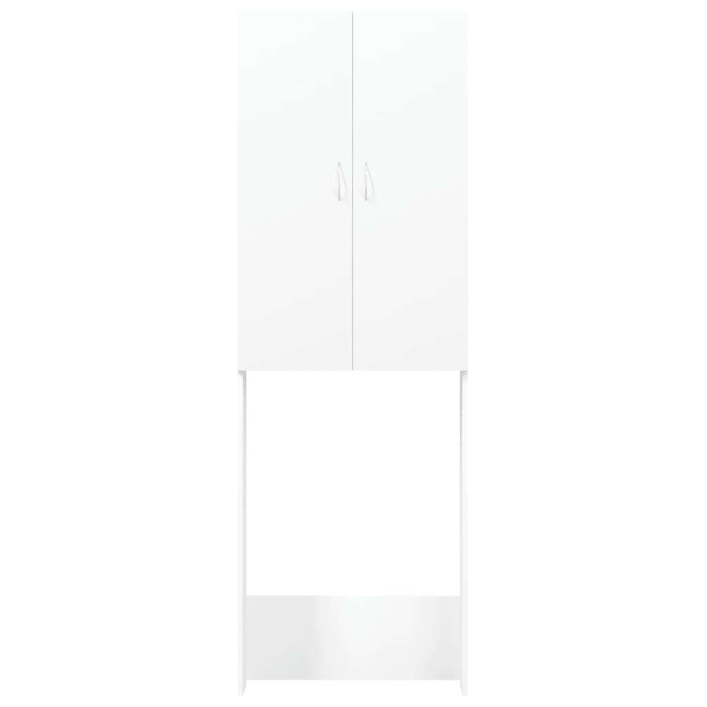 Armoire de machine à laver Vidaxl 64x25.5x190 cm blanc