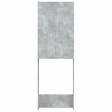 Vidaxl wasmachinekast 64x25,5x190 cm betongrijs