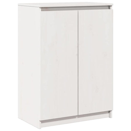 Vidaxl dressoir 60x36x84 cm massief grenenhout wit