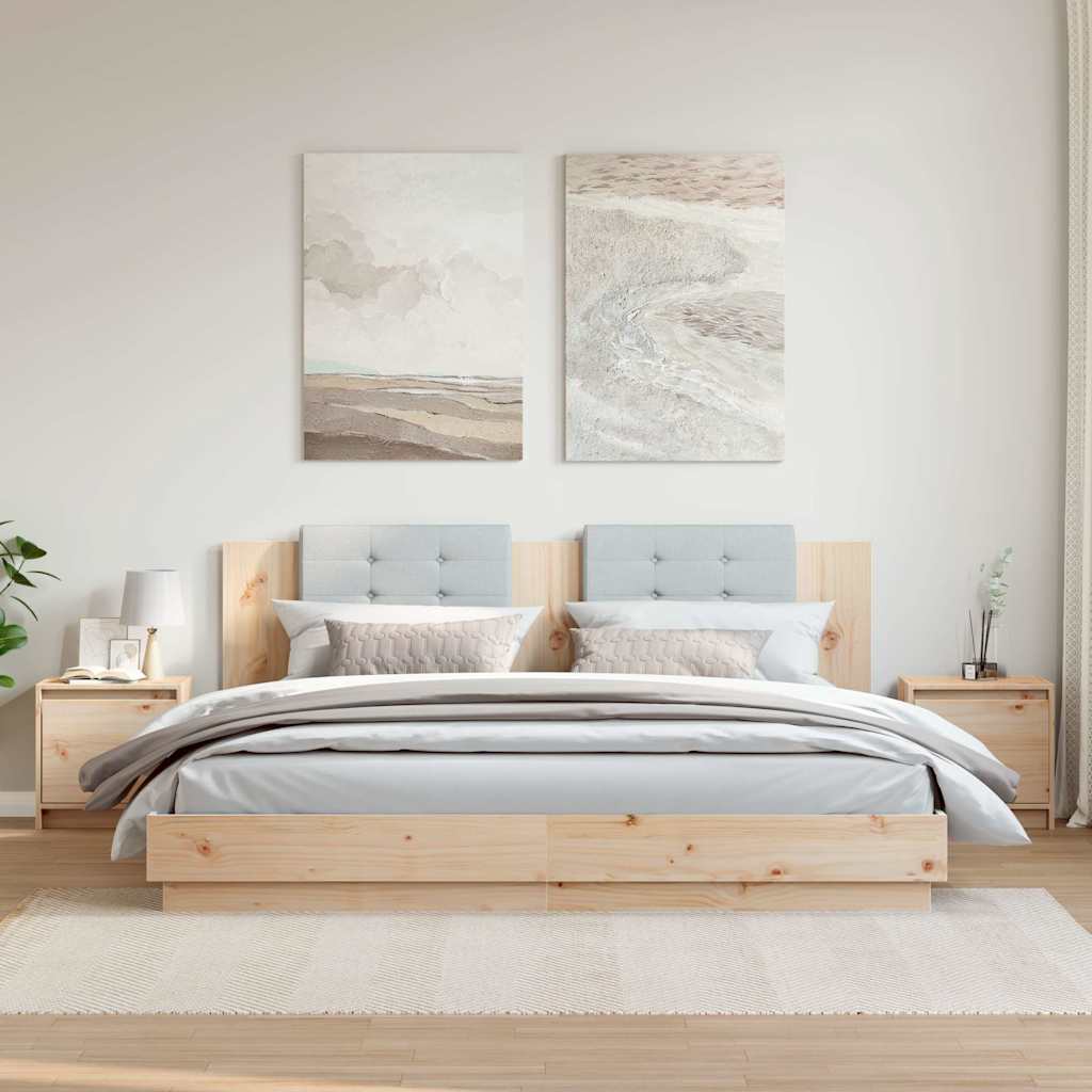 Vidaxl nachtkastjes 2 st 40x30,5x40 cm massief grenenhout