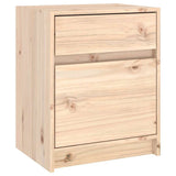 Vidaxl nachtkastje 40x31x50 cm massief grenenhout