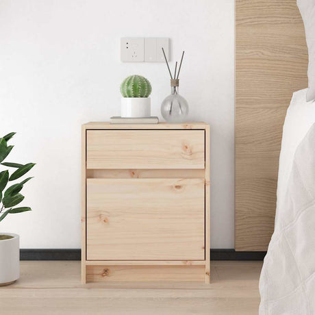 Vidaxl nachtkastjes 2 st 50x34x50 cm massief grenenhout
