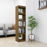 Vidaxl boekenkast kamerscherm 40x30x167,5 cm grenenhout honingbruin