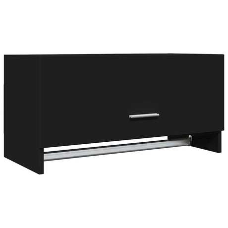 Vidaxl kledingkast 70x32,5x35 cm bewerkt hout zwart