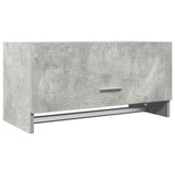 Vidaxl kledingkast 70x32,5x35 cm bewerkt hout betongrijs