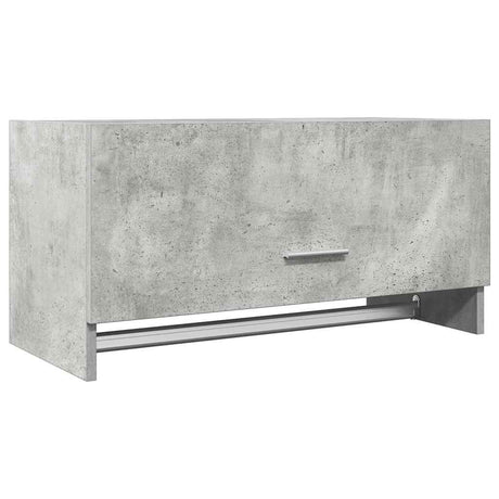 Vidaxl kledingkast 70x32,5x35 cm bewerkt hout betongrijs