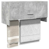 Vidaxl kledingkast 70x32,5x35 cm bewerkt hout betongrijs