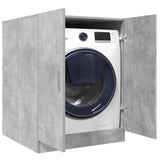 Vidaxl wasmachinekast 71x71,5x91,5 cm betongrijs