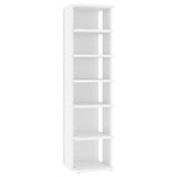 Vidaxl schoenenkast 27,5x27x102 cm bewerkt hout wit