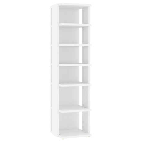 Vidaxl schoenenkast 27,5x27x102 cm bewerkt hout wit