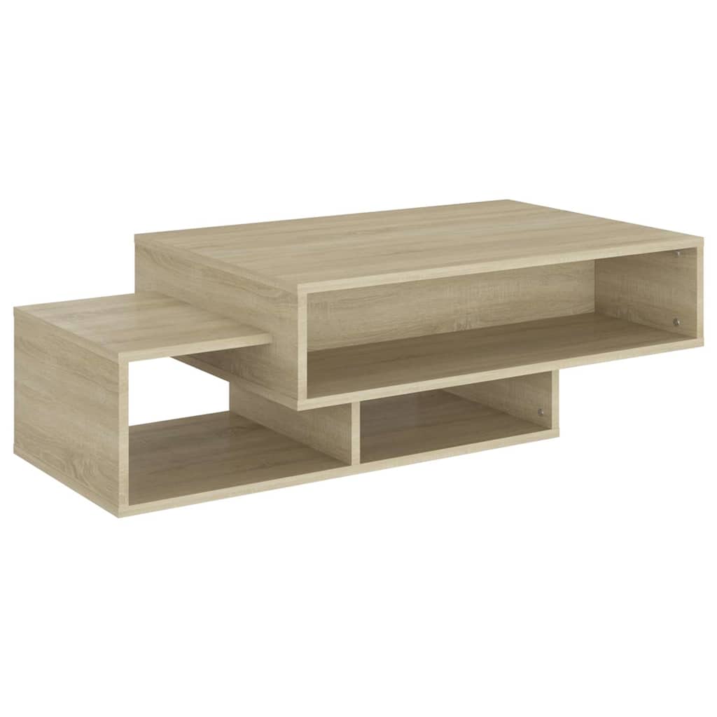 Vidaxl salontafel 105x55x32 cm bewerkt hout sonoma eikenkleurig