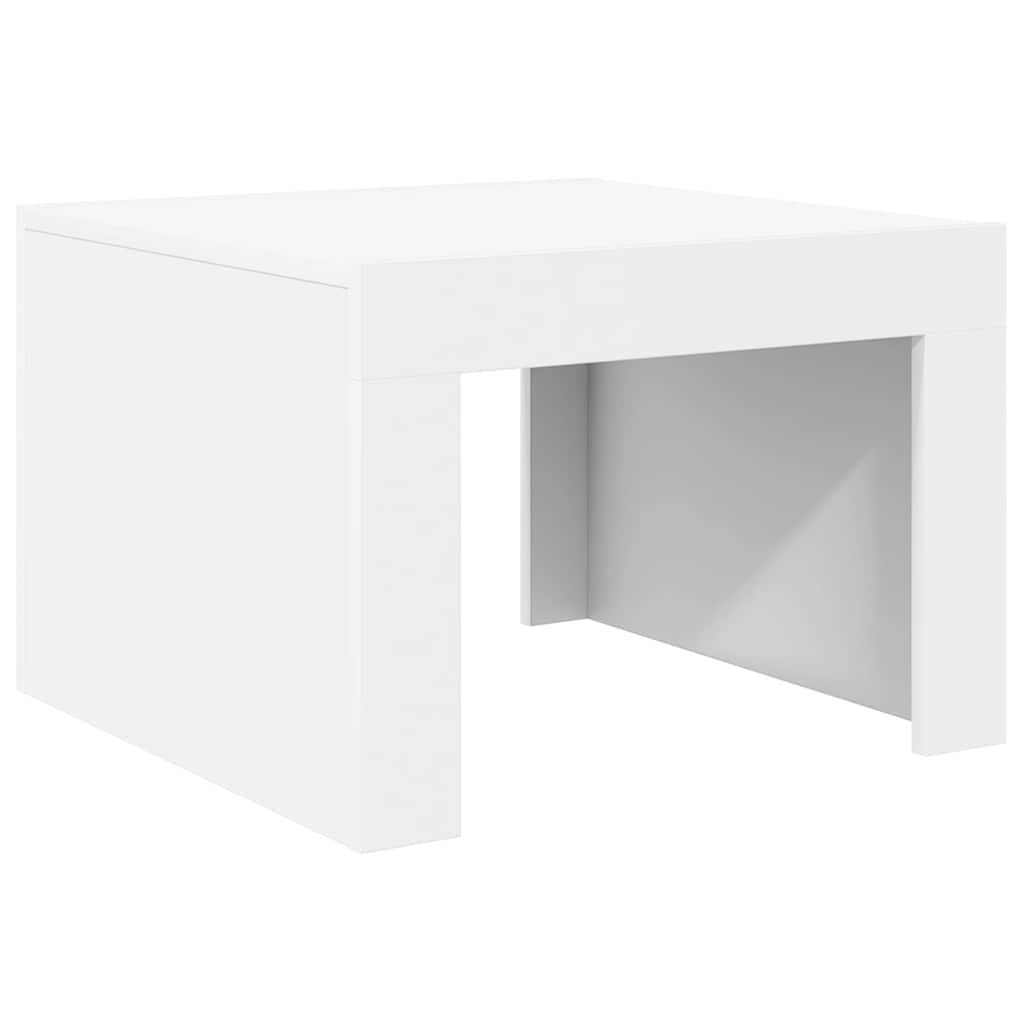 Vidaxl salontafel 50x50x35 cm bewerkt hout wit