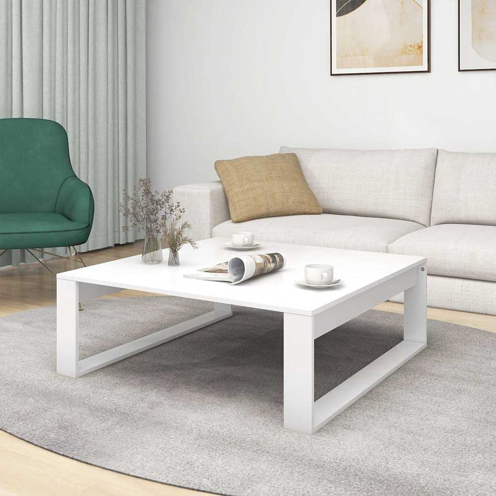 Vidaxl salontafel 100x100x35 cm bewerkt hout wit
